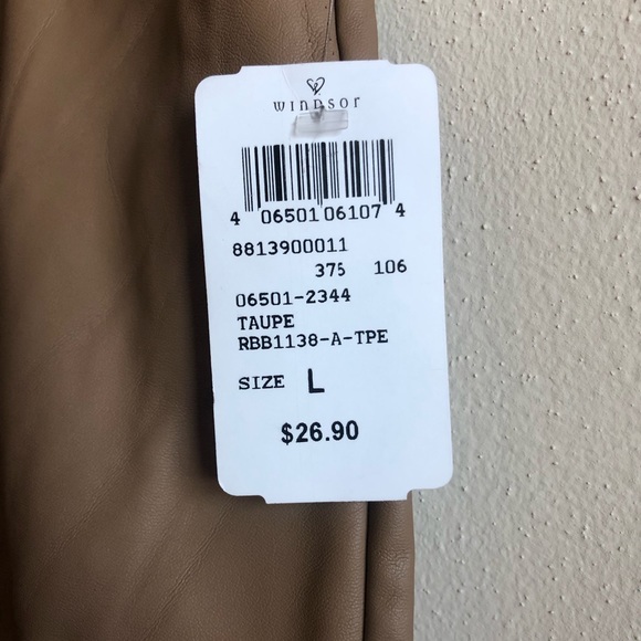 Windsor pleather asymmetrical skirt - Picture 3 of 6